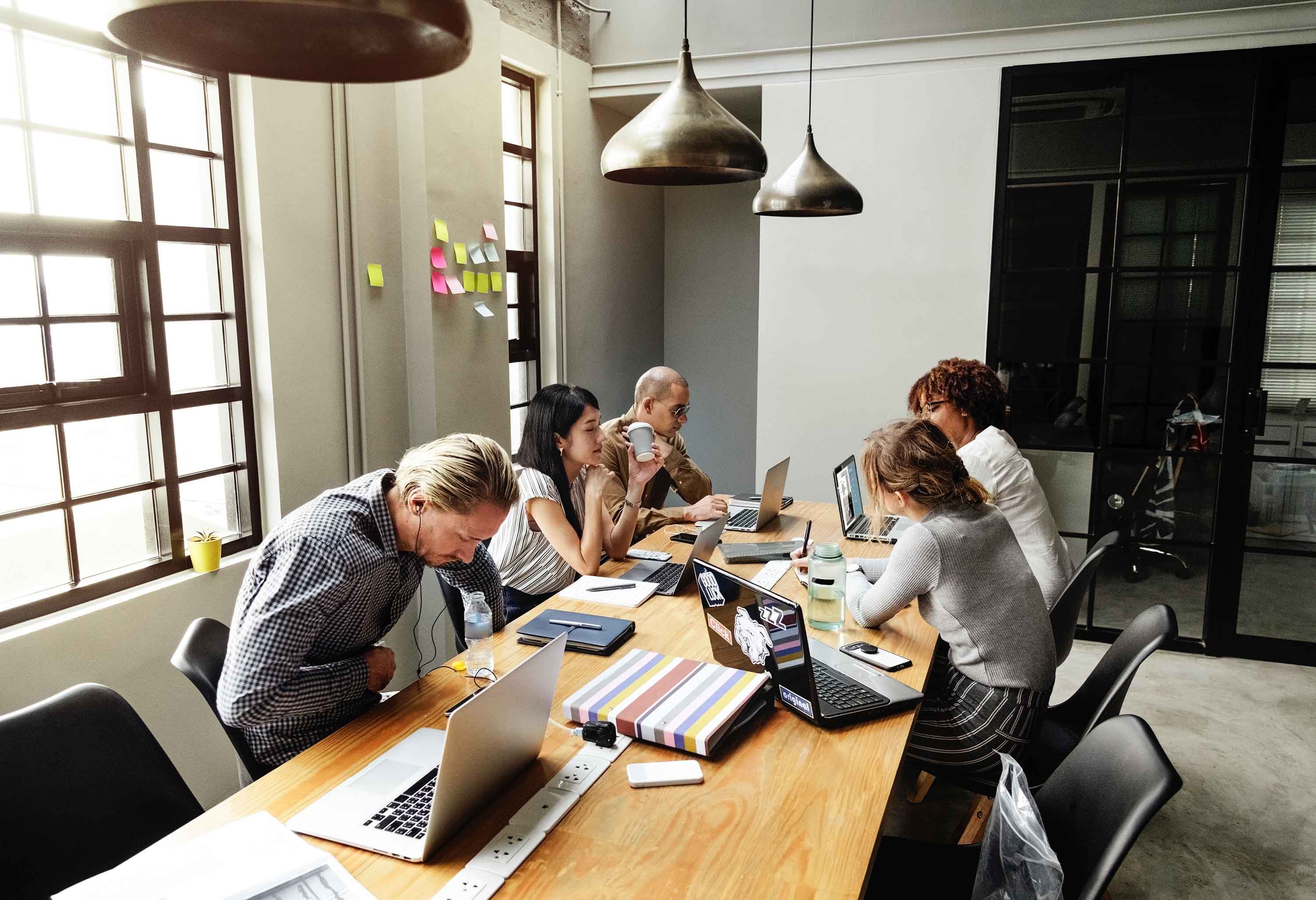 People working together